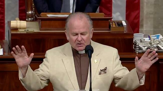 US House chaplain holds exorcism to cast ‘spirits of darkness’ from Congress