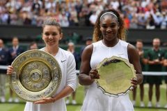 Simona Halep beats Serena Williams to win first Wimbledon tennis singles title