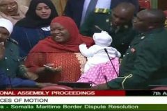 Kenyan MP kicked out of parliament for bringing her baby