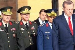 Turkish generals Five Turkish generals handed in resignations