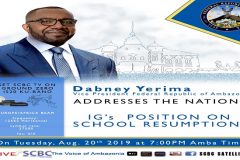 Federal Republic of Ambazonia: Vice President to address nation tomorrow