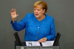 Bundeskanzlerin Angela Merkel says Europe has chosen to uphold Iran deal