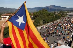 Spain: Pro-independence Catalans rally on annual holiday