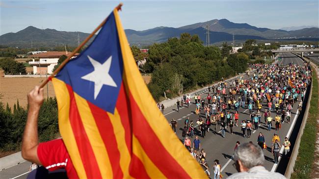 Spain: Protests held in Catalonia over conviction of separatist leaders