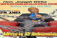 Southern Cameroons Crisis: Hon. Wirba finds problematic points in Biya’s Anglophone new deal