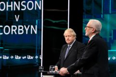 British PM and Labour leader clash over Brexit in first UK election debate