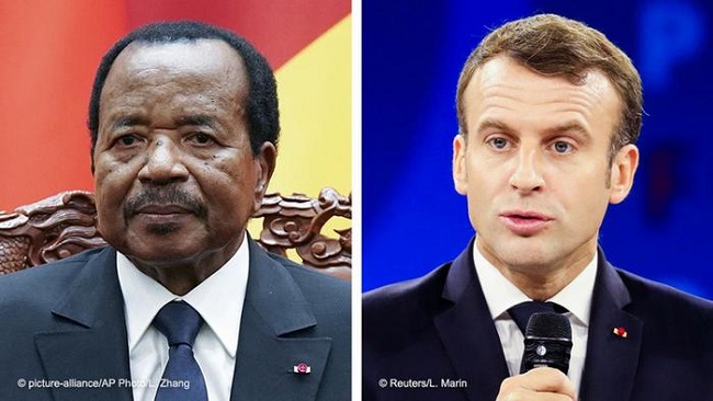 President Macron implicated in genocide against Ambazonians through military relationship with Biya