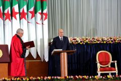 New president sworn in to lead protest-hit Algeria