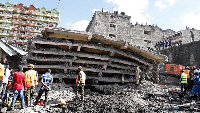 Kenya: Multi-storey building collapses in Nairobi, deaths reported