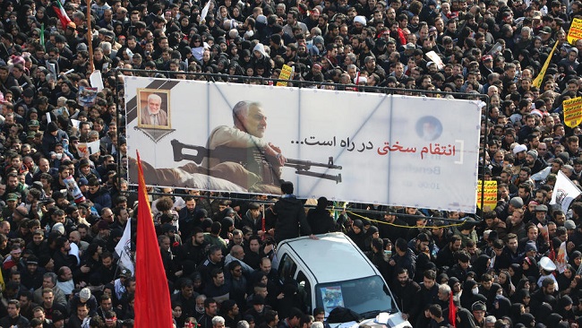 ‘Million-strong’ homage for general brings Tehran to standstill