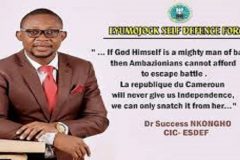 Southern Cameroons Crisis: Success Nkongho betrayed President Sisiku Ayuk Tabe and is trying to convince Field Marshal to down arms