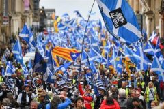 Scottish independence movement in massive show of strength