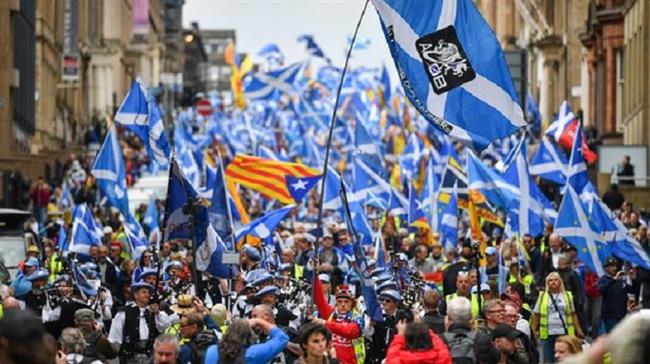 Scottish independence movement in massive show of strength