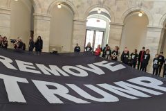 US: Protesters say ‘remove Trump’ as impeachment opens