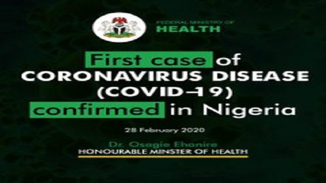 Nigeria confirms first coronavirus case in Sub-Saharan Africa