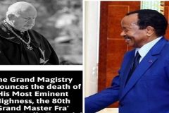 Grand Master Biya Acolyte: Grand Master of the Order of Malta Dies in Rome