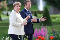 Merkel and Macron Macron and Merkel push Covid-19 recovery fund as Germany takes on EU presidency