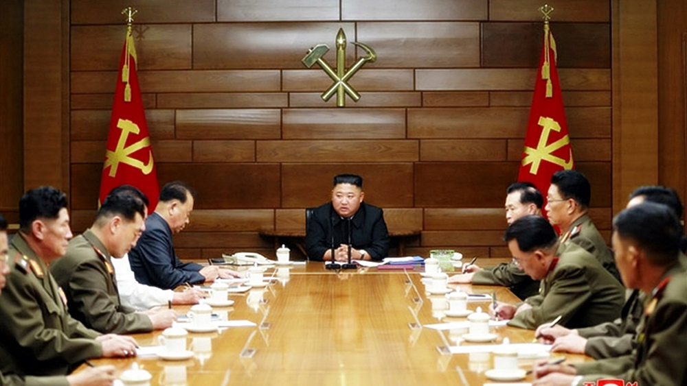 North Korea’s Kim chairs key military meeting on ‘war deterrent’
