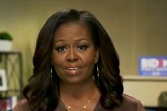 Michelle Obama says voting for Biden “only way to end chaos in the US”