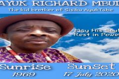 Ambazonia leader says late brother’s life was exceptional