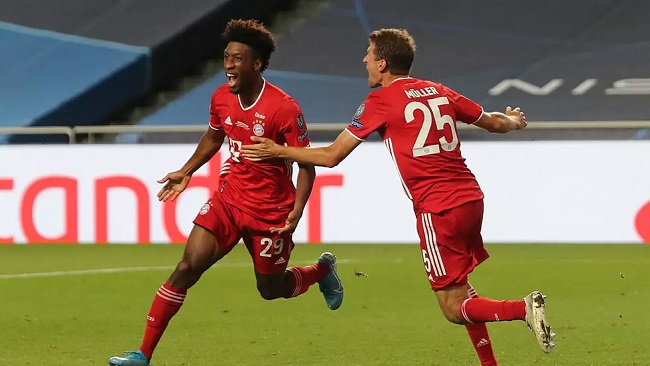 Football: Bayern win Champions League as Coman goal defeats PSG