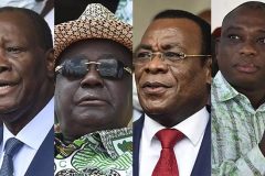 Who are the four candidates standing in Ivory Coast’s presidential election?