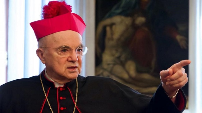Vatican: Archbishop Viganò responds to new film in which Pope endorses homosexual civil unions