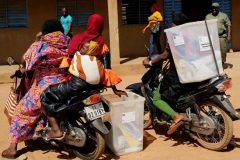 Burkina Faso election ballot boxes Niger: Voters head to polls to usher in first democratic transition