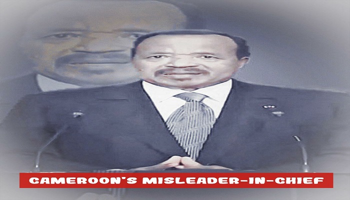 Biya’s job is to lead the two Cameroons into a bloody civil war