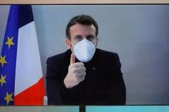 French President Macron free of Covid symptoms