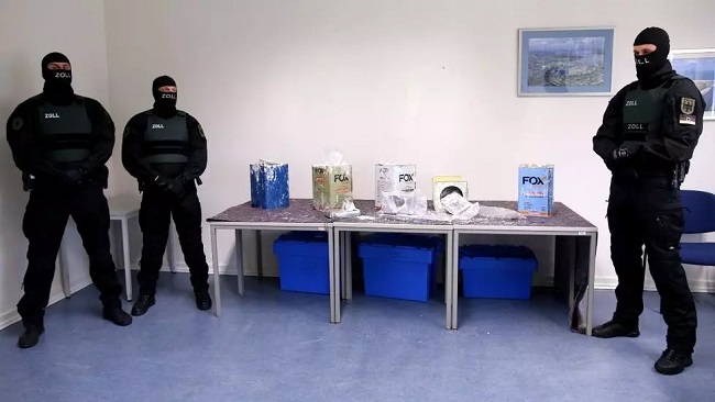 German investigators seize 23 tonnes of cocaine in record European haul