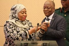 Samia Suluhu Hassan sworn in as Tanzania’s first female president