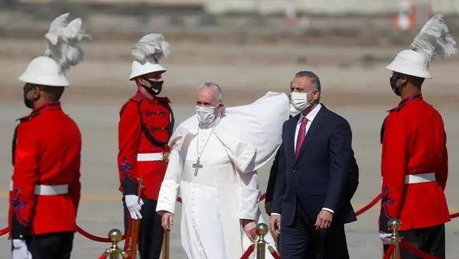 The Holy Father begins historic visit to war-ravaged Iraq as ‘pilgrim of peace’