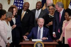 juneteenth US makes Juneteenth, marking end of slavery, a federal holiday