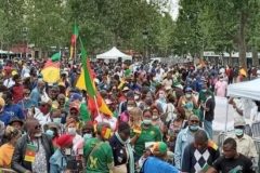 Covid-19-AFCON Funds Scandal: French Cameroonians stage anti Biya demo in Paris