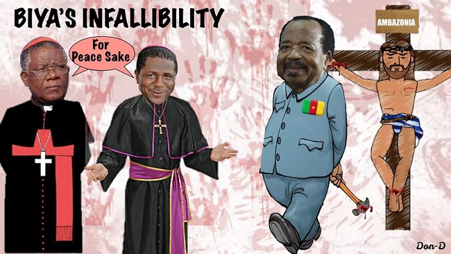 Biya and the Roman Catholic Church Southern Cameroon Crisis: Blessed Sacrament, Tabernacle stolen from Njinikom, Fuli Kom parishes
