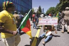 Geneva: Protesters Rally Outside President Biya’s Hotel