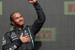 Hamilton roars to sprint race victory for Ferrari before Piastri takes China GP pole