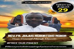 Father Julius Agbortoko must be released!