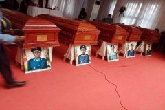 Remains of 5 police officers returned to Yaoundé three weeks after they died in S. Cameroons