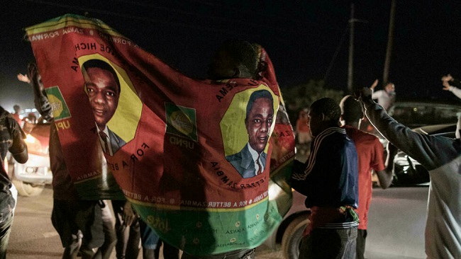 Zambia: Opposition candidate Hichilema wins presidential election