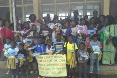 Southern Cameroons Crisis: Students in Mamfe receive school supplies from the Global Think Tank for Africa