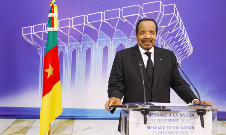 In empty speech, Biya plans to intensify graft crackdown