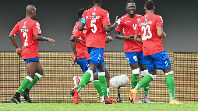 Africa Cup of Nations: Barrow converts late penalty to snatch draw for Gambia
