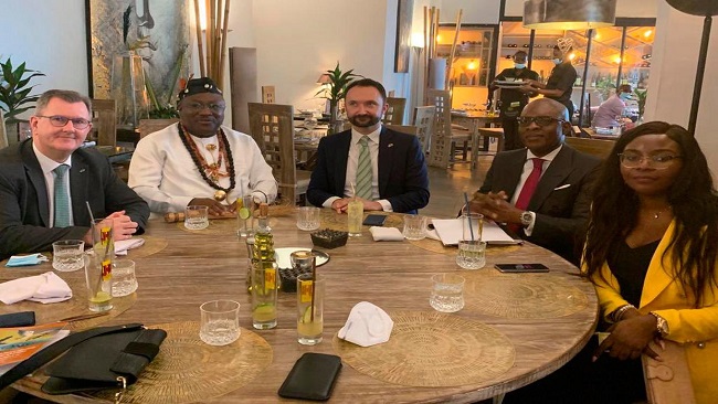 Top Northern Ireland politician Sir Jeffrey Donaldson under fire over trade mission to Yaoundé