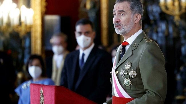 King of Spain tests positive for Covid-19