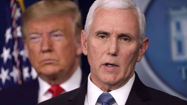 Former US Vice President breaks with Trump
