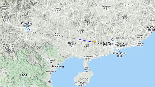 Chinese airliner with 132 people aboard crashes in Guangxi province