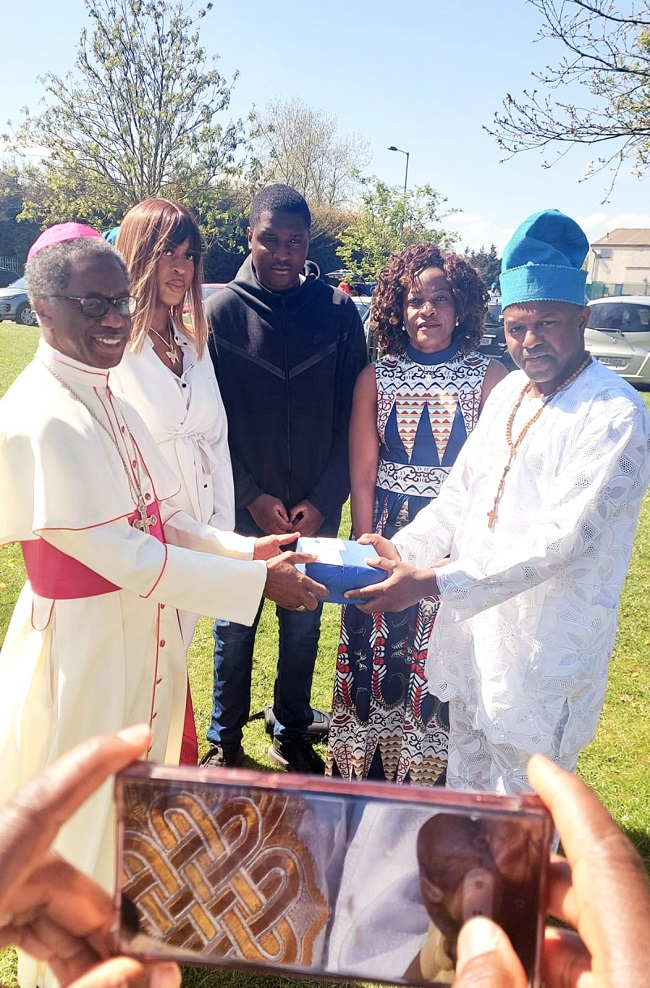 Ireland: Cameroon Concord Group Editor-in-Chief honoured by leading Roman Catholic Cleric