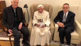 Retired Pope Benedict receives book by Fr Maurice Agbaw-Ebai